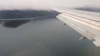 Alaska Airlines 7374Q8 Landing in Juneau [upl. by Nefen]