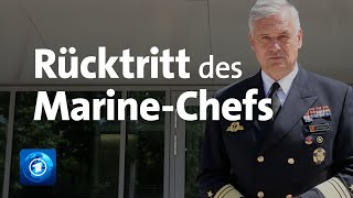 Nach Äußerungen zum UkraineKonflikt Deutscher MarineChef Schönbach tritt ab [upl. by Cone]