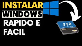 Como INSTALAR Windows NO SSD pelo PC SEM PENDRIVE [upl. by Adliwa]