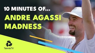 10 Minutes Of Andre Agassi MADNESS [upl. by Labanna389]