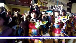 FONDAZIONE CARNEVALE DI SCIACCA DOMANI IL COVEGNO [upl. by Whitver824]