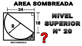 EMOCIONANTE EJERCICIO🤪😡Halla el Area Sombreada👍👍🟢 [upl. by Gans]