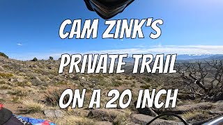 Can a 20 Inch Bike REALLY Handle Cam Zinks Private Downhill Trail [upl. by Lohse]