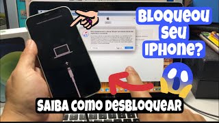 IPHONE BLOQUEADO  VEJA AQUI COMO DESBLOQUEAR  IPHONE INATIVO  PARA TODOS OS IPHONES [upl. by Lamdin212]