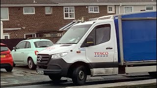 Tesco delivery service van at 905am 70 FKW [upl. by Ariem]