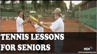 Tennis Lesson For Seniors [upl. by Ydnir]