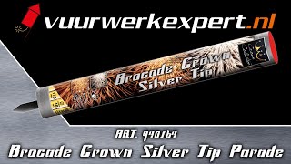 Art940164 Brocade Crown with Silver Tip VuurwerkExpert [upl. by Drawde]