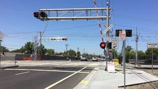 Meadowview Road Railroad Crossing Testing New Setup With New Signals Activated [upl. by Summons]