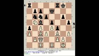 Amoeba 34 vs Stockfish 17  Mieses Modern Defense chess [upl. by Ardnekal]