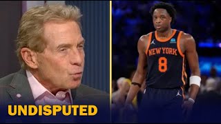 UNDISPUTED  Skip reacts to Knicks acquire Nets’ Mikal Bridges in blockbuster trade [upl. by Harberd874]