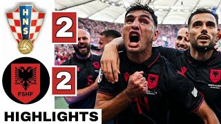 Croatia vs Albania 22  All Goals amp Extended Highlights  UEFA Euro 2024 [upl. by Chud186]