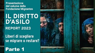 Il diritto dasilo Presentazione del Report 2023 Parte 1 [upl. by Ihsakat]