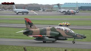 4 RAVN Aero hawks  ArrivalDeparture Prestwick Airport 08042024 [upl. by Benjamen]