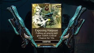 Warframe  Exposing Harpoon Harpak Augment [upl. by Placidia99]