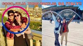 LOOK COCO MARTIN AND JULIA MONTES TINODO NA PAGPAPAKILIG SA MGA FANS ENJOYING ITALY [upl. by Echikson]