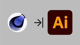 How To Export C4D Wireframes to Adobe Illustrator [upl. by Asilla521]