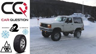 Winter Tire Review AllTerrain TA KO2 with MR Ford BRONCO [upl. by Garlan]