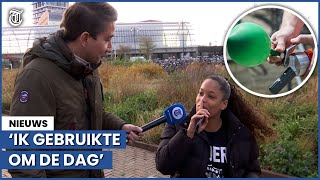 Meisje deelt lachgaservaring Ging bijna elke keer out’ [upl. by Ahras]