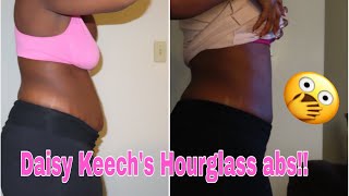 I TRIED DAISY KEECHS HOURGLASS AB WORKOUT FOR 2 WEEKS  REAL RESULTS [upl. by Salem196]