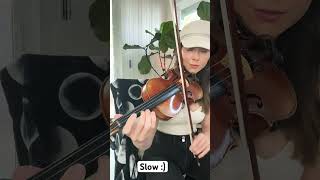 Fast then slow Unknown Gypsy Dance Part B adultviolinlearner violin fiddle [upl. by Britni]