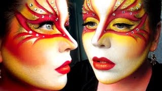 Cirque Du Soleil Worlds Away Inspired Makeup Tutorial [upl. by Odeen623]