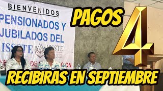 PENSIONADOS EN MEXICO RECIBIRAN 4 PAGOS EN SEPTIEMBRE A QUIEN LE CORRESPONDE Y CUANDO DEPOSITAN [upl. by Eilasor901]