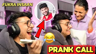 TRIGGERED INSAAN  Prank calls Fukra Insaan on stream🤣  Triggered Ipshita [upl. by Anawahs959]