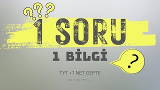 Tyt Kimya Bir Bilgi Bir Soru  TYT 1 net garanti Maddenin Halleri [upl. by Petrie]