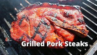 Grilled Pork Steak Recipe [upl. by Yl]