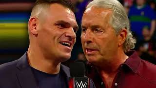 GUNTHER Tells Bret Hart That Goldberg Was His Favorite During WWE RAW [upl. by Nynnahs]