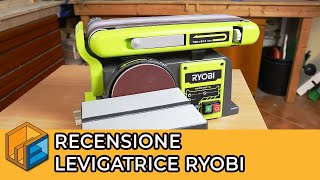 Levigatrice a nastro Ryobi RBDS4601G  Recensione levigatrice da banco per fai da te [upl. by Ortiz13]