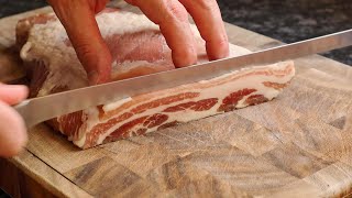 Bacon Cured With and Without Sodium Nitrite  Side by Side Comparison [upl. by Gisele]