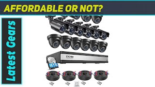 ZOSI 16CH 1080P Security Camera System Outdoor with 4TB HDD [upl. by Evangelin]