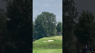 Almost a hole one ￼3mopen golf golfswing Golfer GolfVideo YouTubeShorts ￼￼￼ [upl. by Agathe]