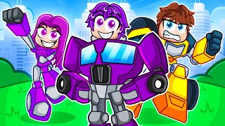 Becoming TRANSFORMERS in Roblox… [upl. by Teyugn]