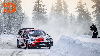 Best of Arctic Rally Finland 2021  Maximum Attack On The Limit Action [upl. by Akinna]