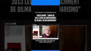 No UOLEntrevista Tarso Genro falou sobre as consequências das manifestações de junho de 2013 [upl. by Jonis]