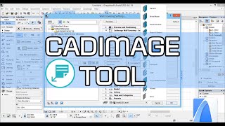 ArchiCAD 19 work with CADIMAGE TOOL [upl. by Attenna]