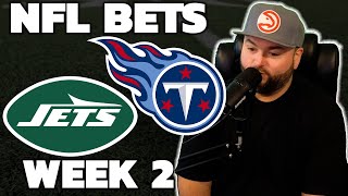 Jets vs Titans Week 2 Bets  NFL Picks With Kyle Kirms [upl. by Anait]