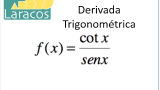 Derivada trigonometrica ycotxsenx [upl. by Colbert]