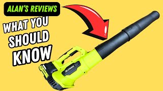 My Review Leaf Blower 21V Electric Cordless Leaf Blower 2 Batteries With Charger Lightweight [upl. by Hartmunn]