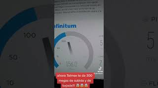 Telmex aumenta a 300 megas de subida y de bajada telmex internet [upl. by Archibald]