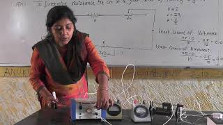 TO DETERMINE RESISTANCE OF A GIVEN WIRE BY PLOTTING GRAPH FOR POTENTIAL DIFFERENCE VS CURRENT [upl. by Anileve817]