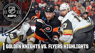 Vegas Golden Knights vs Philadelphia Flyers  Full Game Highlights [upl. by Fabrin]