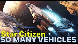 Ships  Vehicles in Production  Polaris Zeus Retaliator Modules amp Many Unknown  Star Citizen [upl. by Neirrad941]