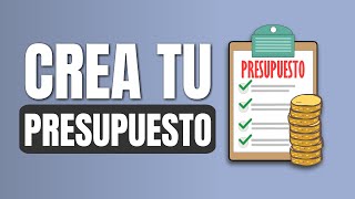 Cómo crear un PRESUPUESTO PERSONAL  Fácil [upl. by Ivets]