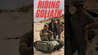 Engineer Rides Captured German Goliath Mine on Normandy Beach WWII Relic Adventure [upl. by Rafat]