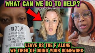 BLACK Women ShutThis Whytea Woman for asking them to answer this disturbing question [upl. by Aicilyhp]