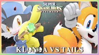 Super Smash Bros Ultimate Battles  Klonoa vs Tails CPU vs CPU [upl. by Buff]