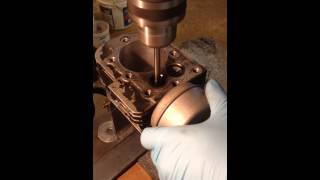 Installing exhaust valve guide In Briggs and Stratton engine Part 2 [upl. by Lamarre]